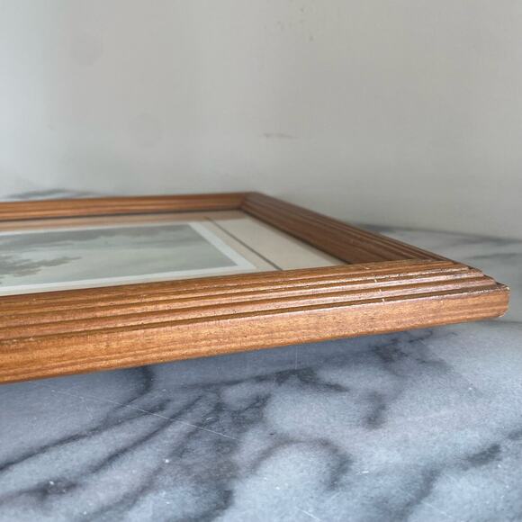 VTG Framed Art Print View From Hyde Park Hudson River William Henry Bartlett - Picture 9 of 10